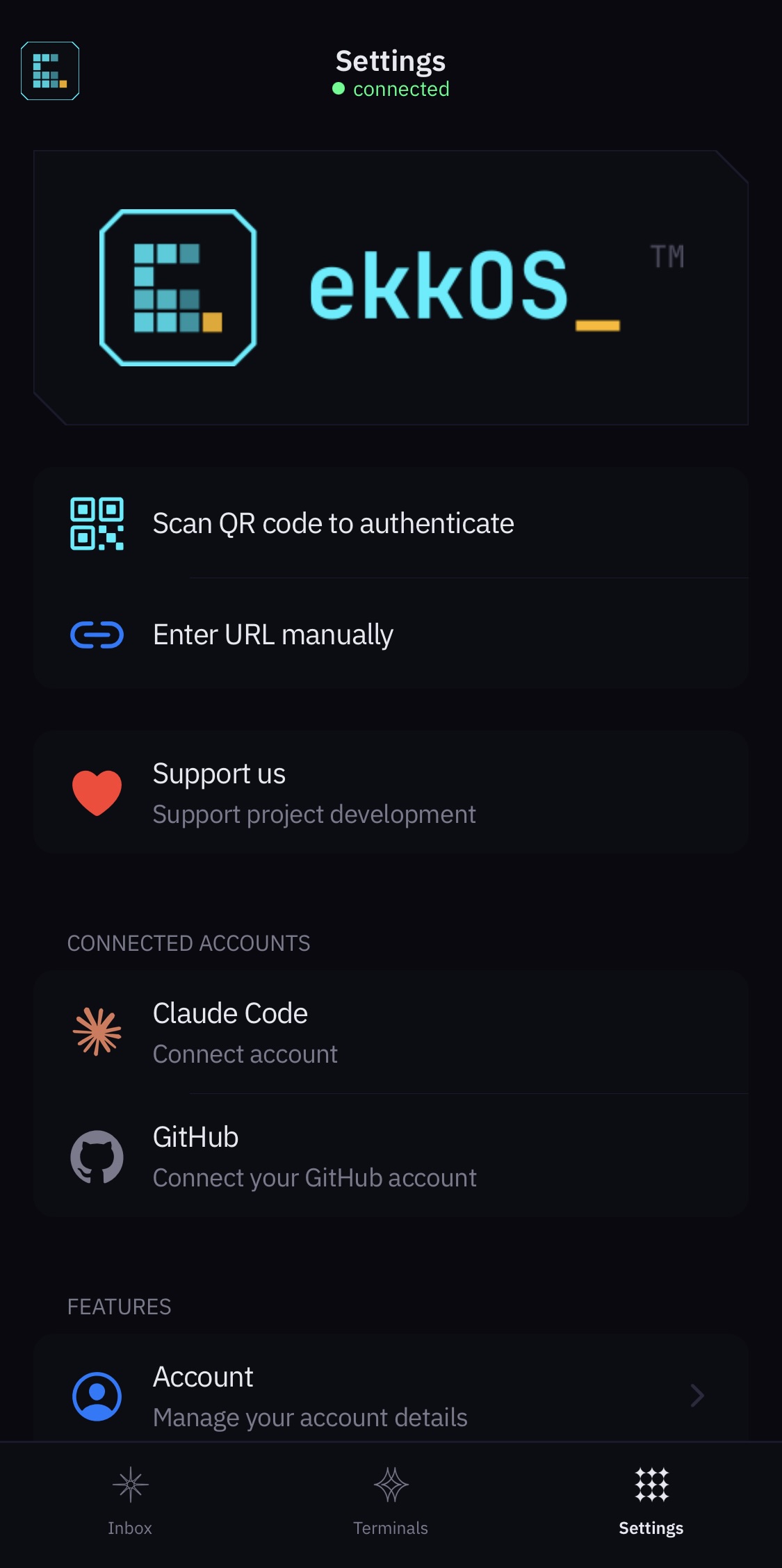 Synk mobile app — tap to approve Claude Code permissions